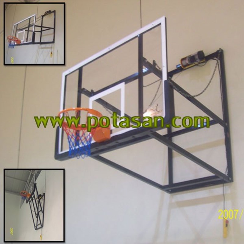 PN030 - Katlanabilir Duvardan Çıkma Basketbol Potası