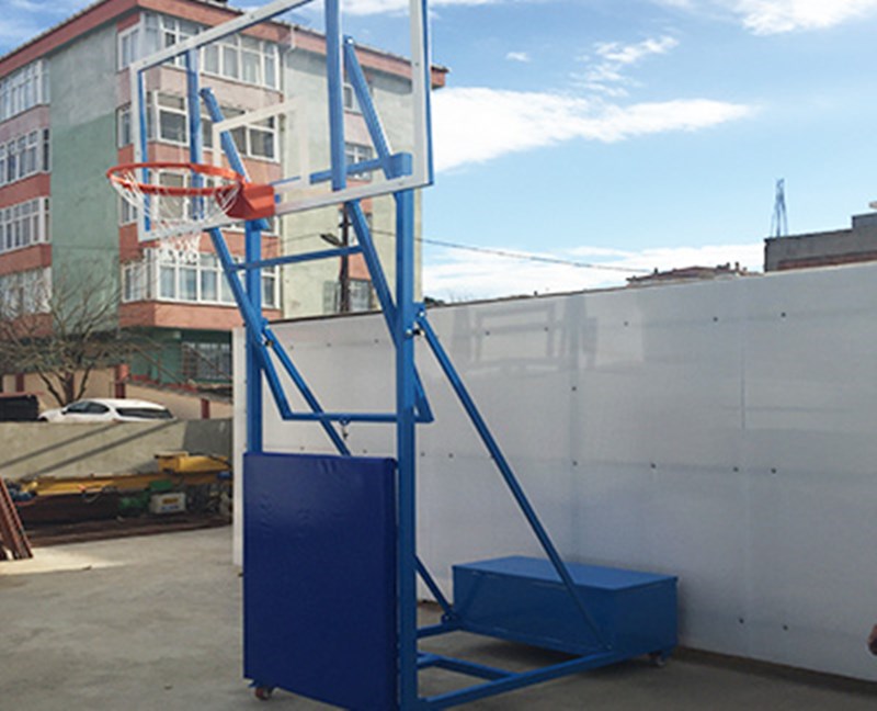 PN017 - Yükseklik Ayarlı Dört Direkli Basketbol Potası